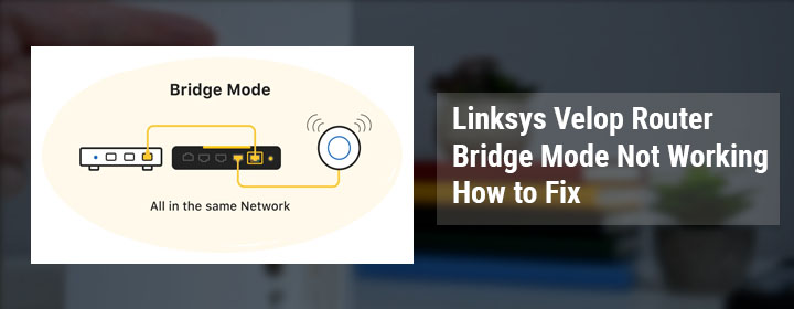 Linksys Velop Router Bridge Mode