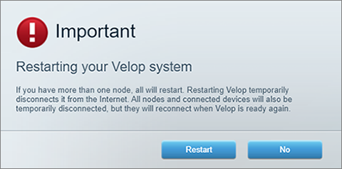 Reboot Velop