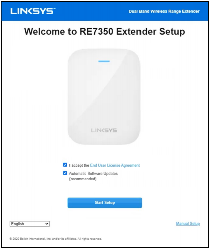 Linksys extender login