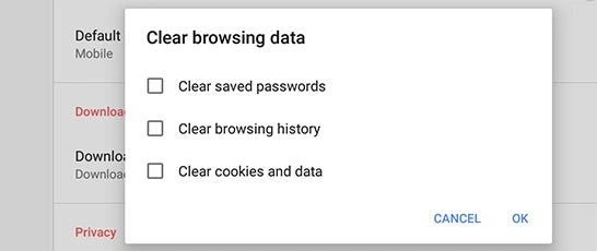 Clean the Browser