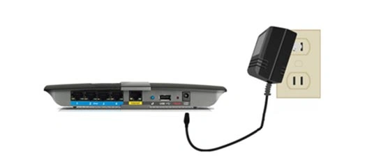 rebooting the router